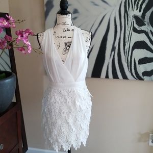 White Lace Soieblu Dress